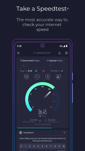 Speedtest od Ookla screenshot