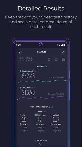 Speedtest od Ookla screenshot