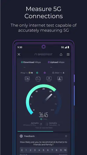 Speedtest od Ookla screenshot
