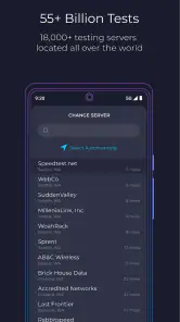 Speedtest od Ookla screenshot