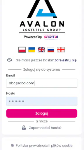 Spirit24 screenshot