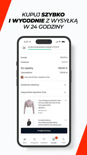 Sportano screenshot