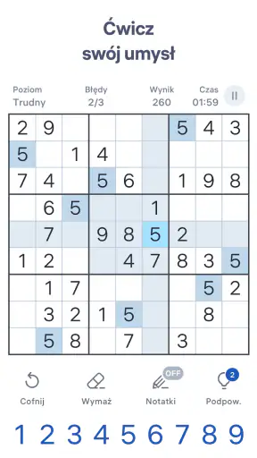 Sudoku.com - Zagadki liczbowe screenshot