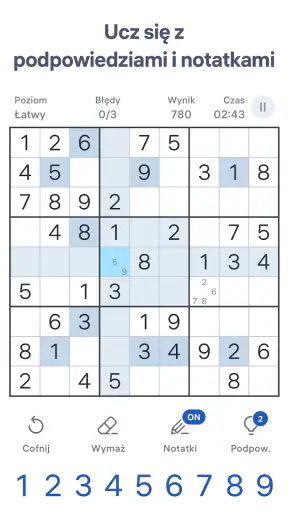 Sudoku.com - Zagadki liczbowe screenshot