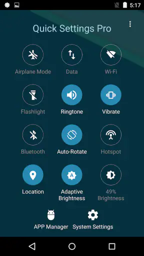 Super Quick Settings Pro screenshot