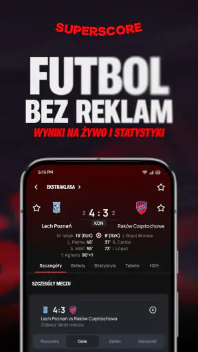 Superscore - piłkarskie wyniki screenshot