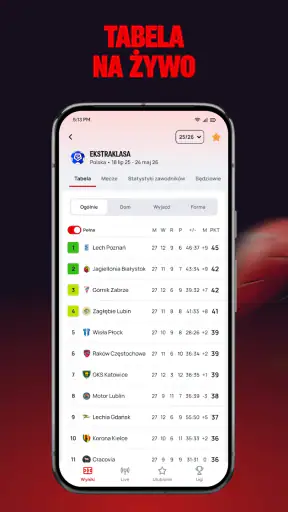 Superscore - piłkarskie wyniki screenshot