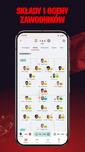 Superscore - piłkarskie wyniki screenshot