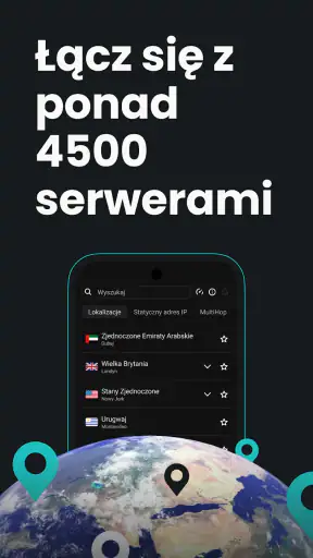 Surfshark VPN: Ochrona w sieci screenshot