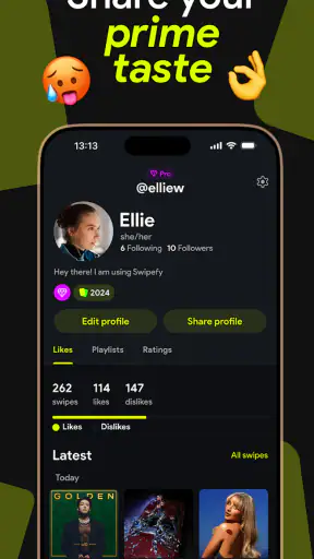 Swipefy for Spotify screenshot