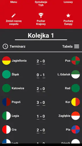 Symulator Ligi Polskiej 26/27 screenshot