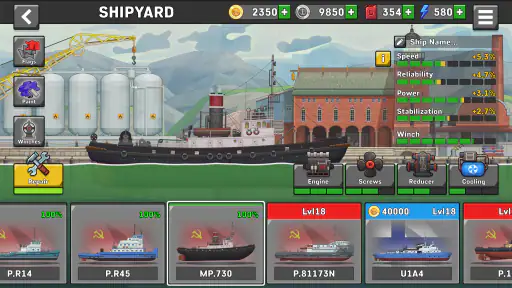Symulator statku: gra w łodzie screenshot
