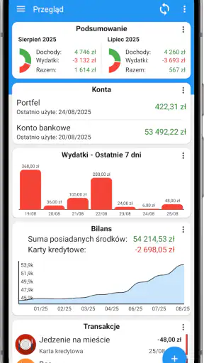 Szybki Budżet - Wydatki screenshot
