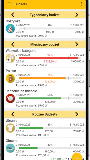 Szybki Budżet - Wydatki screenshot