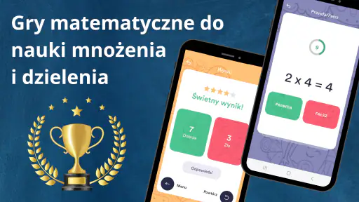 Tabliczka mnożenia i dzielenia screenshot