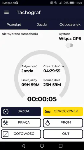 Tachograf - asystent każdego K screenshot