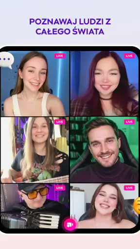 Tango-live stream i czat wideo screenshot