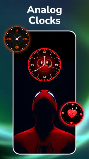 Tapeta zegara: zegar analogowy screenshot