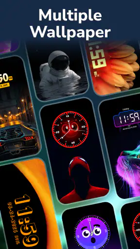 Tapeta zegara: zegar analogowy screenshot