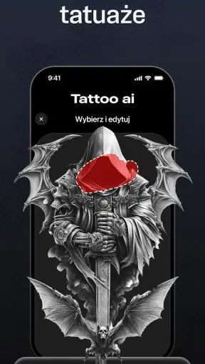 Tattoo AI - Projekt tatuażu screenshot