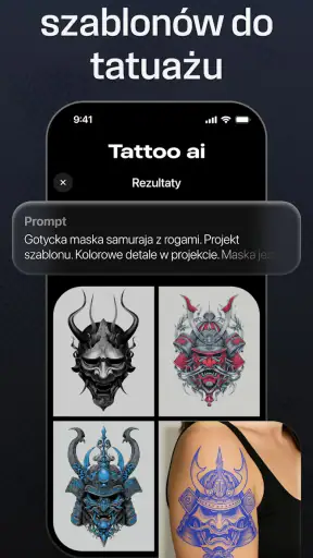 Tattoo AI - Projekt tatuażu screenshot