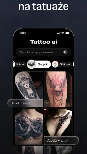 Tattoo AI - Projekt tatuażu screenshot