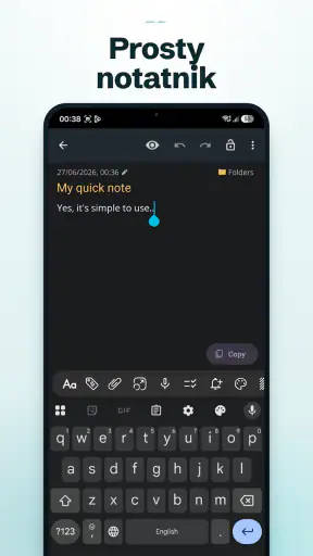 Teka Notes: Notatnik screenshot