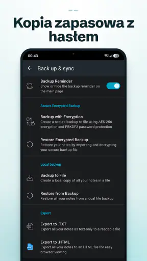 Teka Notes: Notatnik screenshot