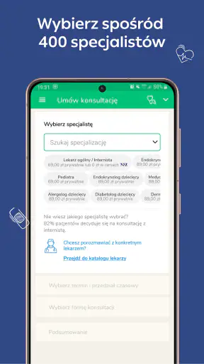 Telemedi - lekarz online, NFZ screenshot