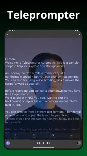 Teleprompter Automatic screenshot
