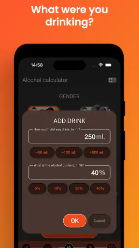 Tester alkoholu screenshot