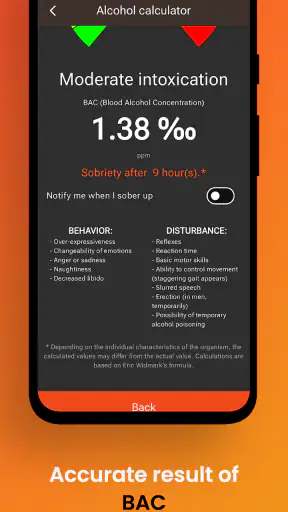 Tester alkoholu screenshot
