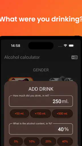 Tester alkoholu screenshot