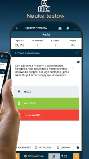 Testy Prawnicze 2026 screenshot