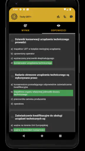Testy UDT+ screenshot