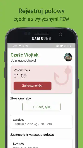 The Fish - rejestr połowów ryb screenshot