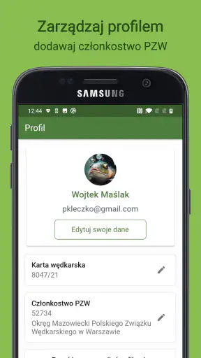 The Fish - rejestr połowów ryb screenshot