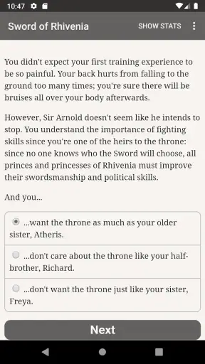 The Sword of Rhivenia screenshot