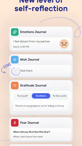 Thera: Diary and mood tracker screenshot