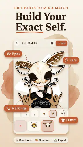 Therian OC Maker screenshot
