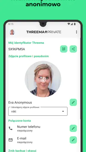 Threema Bezpieczny komunikator screenshot
