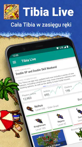 Tibia Live - Promoted Fansite screenshot