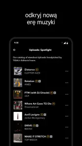 TIDAL Music Dźwięk HiFi screenshot