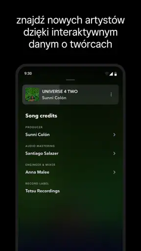 TIDAL Music Dźwięk HiFi screenshot