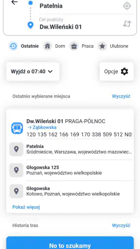 Time4BUS - autobusy i tramwaje screenshot