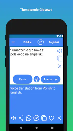Tłumacz angielsko polski screenshot