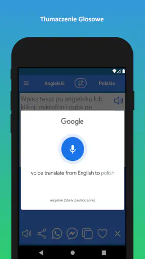 Tłumacz angielsko polski screenshot