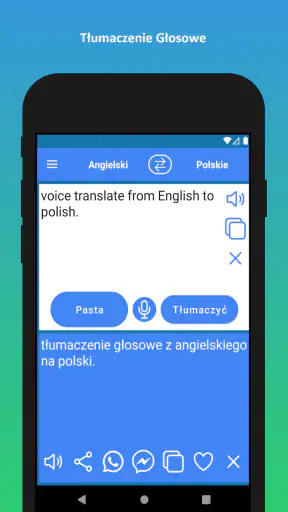 Tłumacz angielsko polski screenshot