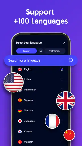 Tłumacz głosowy na żywo screenshot