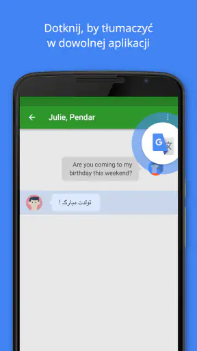 Tłumacz Google screenshot